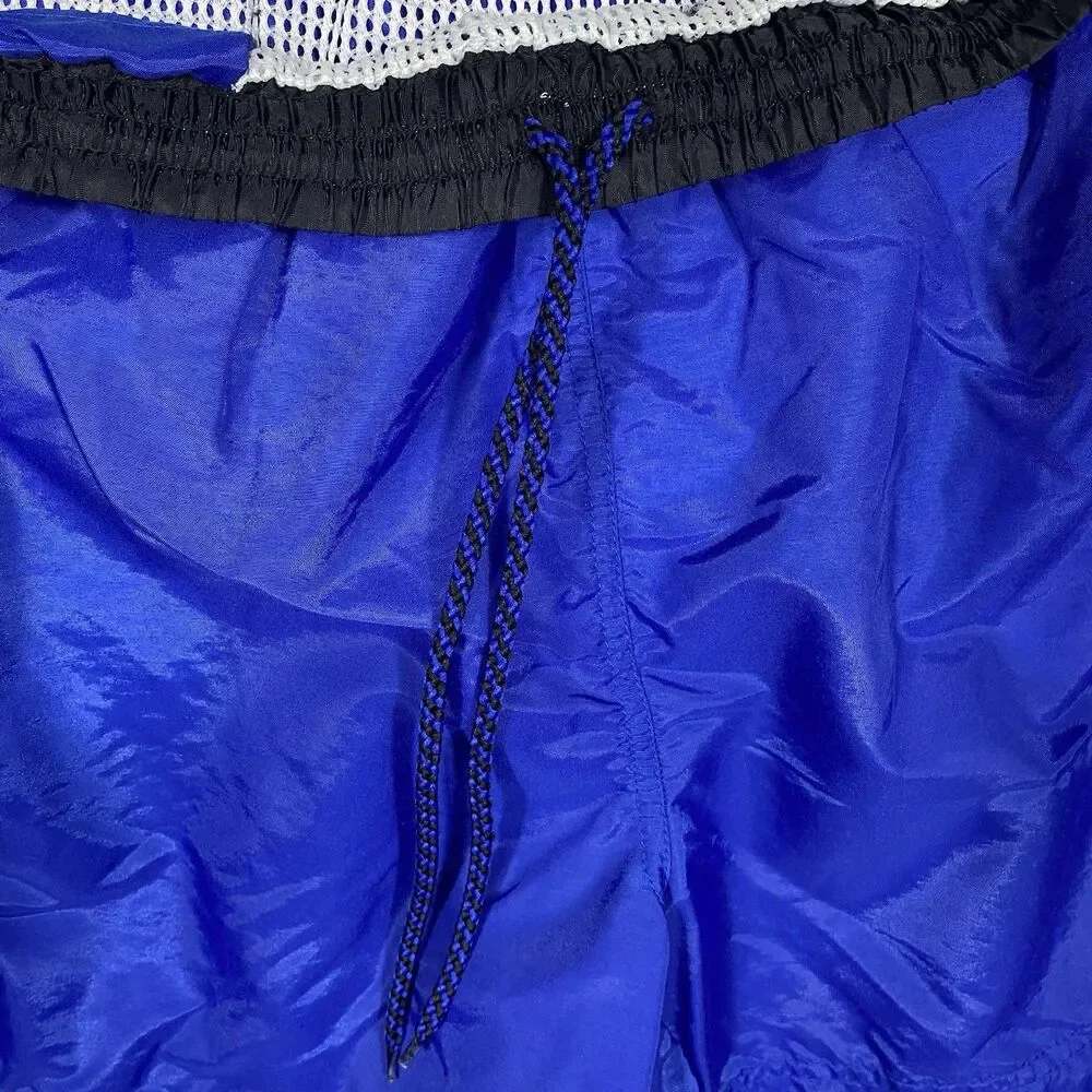 Vintage GIVENCHY Activewear Swim Trunks Men's L Blue Designer Resort Vacation